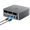 Beelink EQR6 Mini PC, Mini Computers with AMD Ryzen 9 6900HX (8C/16T, 3.3-4.9GHz) 24G SO-DIMM DDR5(4800MHz) + 1TB M.2 PCIe 4.0x4 SSD, WiFi 6, Dual 1000Mbps LAN Ports, BT 5.2, Dual HDMI