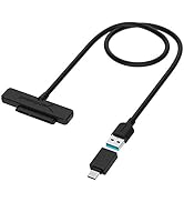 SABRENT USB 3.1 (Type-A) to SSD / 2.5-Inch SATA Hard Drive Adapter [Optimized for SSD, Support UA...