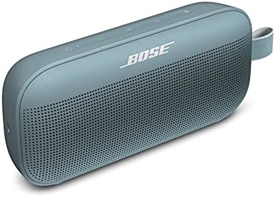 Bose SoundLink Flex Bluetooth Speaker, Portable Speaker with Microphone, Wireless Waterproof Speaker for Travel, Outdoor and Pool Use, Stone Blue