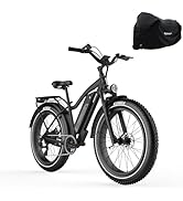 Himiway Cruiser Ebike 48V 17,5Ah/840Wh AKKU E-Mountainbike 26" × 4" E-Fatbike für Herren Damen bi...