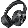 Upgrade Pro‑level Hybrid Active Noise Cancelling Headphones with HD Sound, Wireless Bluetooth Headphones Over The Ear Unequaled Comfort, Vivid Deep Bass, for Home Office Travel Birthday Gift, Black