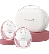 Momcozy Breast Pump Hands Free Mobile Style | M6, Wearable Breastfeeding Pump Ideal Rhythm for Mo...