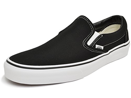 VANS ヴァンズ クラシック スリッポン CLASSIC SLIP ON バンズ スニーカー メンズ レディース ブラック/ホワイト 黒 白 27.0cm(US9) VN000EYEBLK [並行輸入品]