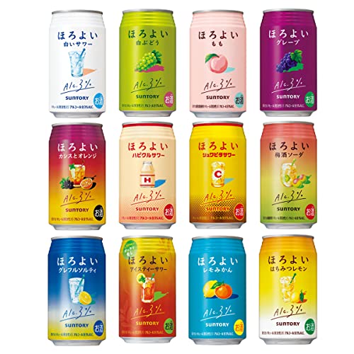 ほろよい 12種類のみくらべ アソートセット [ チューハイ 350ml×24本 ] SPBC