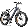 ENGWE E Bike Mountainbike Elektrofahrräder, Ebike 48V 16Ah Akku bis 150km, E-Bike mit 26x4 Zoll Fat Tire, Electric Bike 250W Motor Max. 25km/h, E26