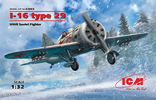 ICM 1/32 ソビエト空軍 ポリカルポフI-16 タイプ29 プラモデル 32003