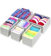 SimpleHouseware Foldable Cloth Storage Box Closet Dresser Drawer Divider Organizer Basket Bins fo...