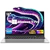 NIAKUN 16 Inch Laptop Computer | Gaming Laptop | 16GB RAM 512GB SSD | N100 Processor | FHD 1920 * 1200 | 180 Angle Open | Backlit Keyboard | Windows 11 Pro | Fingerprint Unlock | UHD Graphics 750 MHz