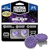 KontrolFreek FPS Freek Galaxy Purple for PlayStation 4 (PS4) and PlayStation 5 (PS5) | Performance Thumbsticks | 1 High-Rise, 1 Mid-Rise | Purple