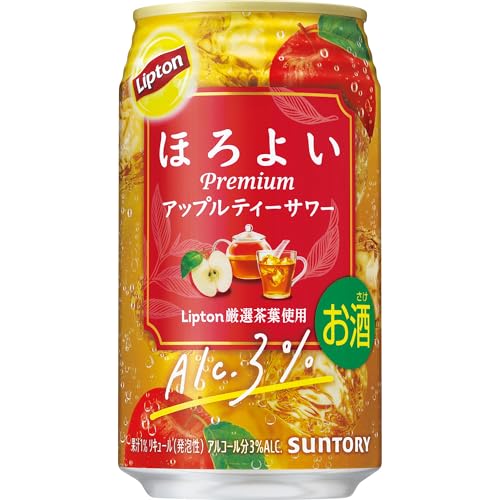 【限定 リプトン サワー】 ほろよい Liptonアップルティーサワー 350ml 24本 [サントリー チューハイ]