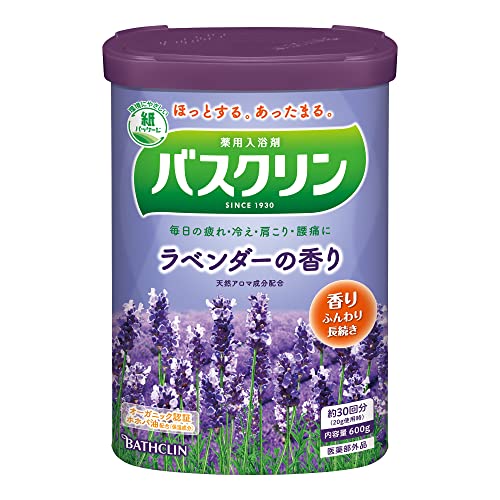 【医薬部外品】バスクリン入浴剤 ラベンダーの香り600g(約30回分) 疲労回復