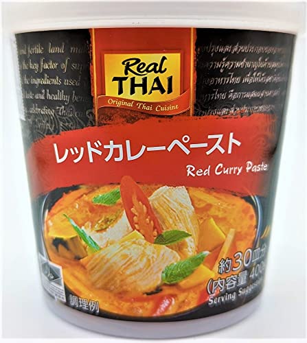 レッドカレーペースト400g / 本格カレーペースト/本場タイより直輸入/唐辛子やニンニク、レモングラス、エシャロットなどの香辛料やハーブ、香味野菜を合わせ、バランスよく仕上げました/合成着色料や保存料は不使用