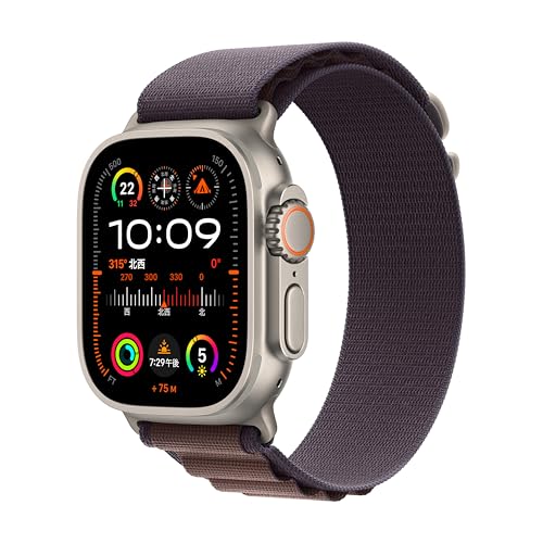 Apple Watch Ultra 2（GPS + Cellularモデル）- 49mmチタニウムケースとインディゴアルパインループ - M