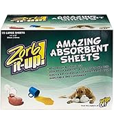 Zorb It-Up! Super Absorbent Sheets by The Makers of Urine Off, 15ct - Made in USA