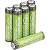 Amazonベーシック 充電池 充電式ニッケル水素電池 単4形8個セット (最小容量850mAh、約500回使用可能)