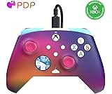 PDP Gaming REMATCH Enhanced Wired Controller Licensed for Xbox Series X|S/Xbox One/PC/Windows, Mappable Back Buttons, Advanced Customizable App - Pink/Purple Australian Opal (Amazon Exclusive)