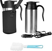 EIMZU Wasserkocher 12 Volt Auto, 12v Wasserkocher, 750ml Auto Wasserkocher, Wasserkocher Auto Zigarettenanzünder, Auto Was...