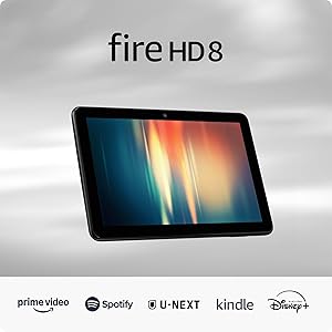 New Fire HD 8 タブレット - ８インチHDディスプレイ、3GB RAM、32GBストレージ、ブラック (2024年発売)