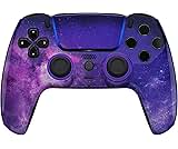 Custom Wireless Controller Compatible with PS5 - Multiple Designs Available (PS5 Galaxy)