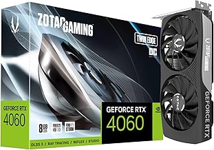 Zotac ZT-D40600H-10M Carte graphique NVIDIA GeForce RTX 4060 8 Go GDDR6