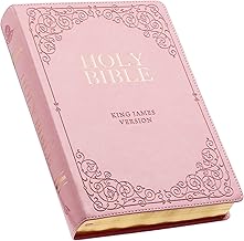 KJV Holy Bible, Giant Print Full-size Faux Leather Red Letter Edition - Thumb Index & Ribbon Marker, King James Version, P...