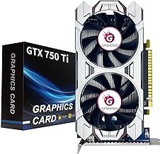 GPVHOSO GTX 750Ti 4GB Graphics Card GDDR5 128bit Direct X12 640SP Gaming Video Card, PCI Express 3.0x16 Interface, HDMI, D...