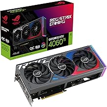 ASUS ROG Strix GeForce RTX™ 4060 Ti OC Edition Gaming Graphics Card (PCIe 4.0, 8GB GDDR6, DLSS 3, HDMI 2.1, DisplayPort 1.4a)