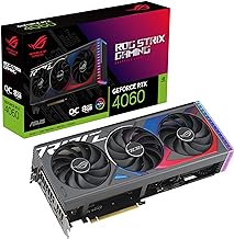 ASUS ROG Strix GeForce RTX™ 4060 OC Edition Gaming Graphics Card (PCIe 4.0, 8GB GDDR6, DLSS 3, HDMI 2.1a, DisplayPort 1.4...