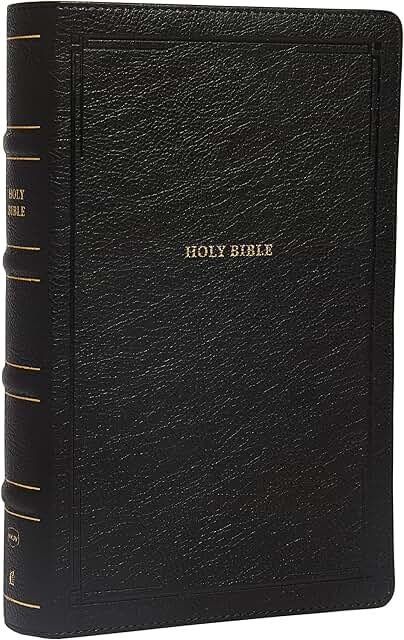 NKJV, End-of-Verse Reference Bible, Personal Size Large Print, Leathersoft, Black, Red Letter, Comfort Print: Holy Bible, ...