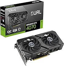 ASUS Dual GeForce RTX™ 4070 EVO OC Edition 12GB GDDR6X is Designed for Broad Compatibility, with a 2.5-Slot Design, Axial-...