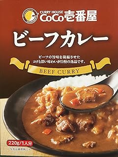 CoCo壱番屋 レトルトビーフカレー 220グラム (x 1)