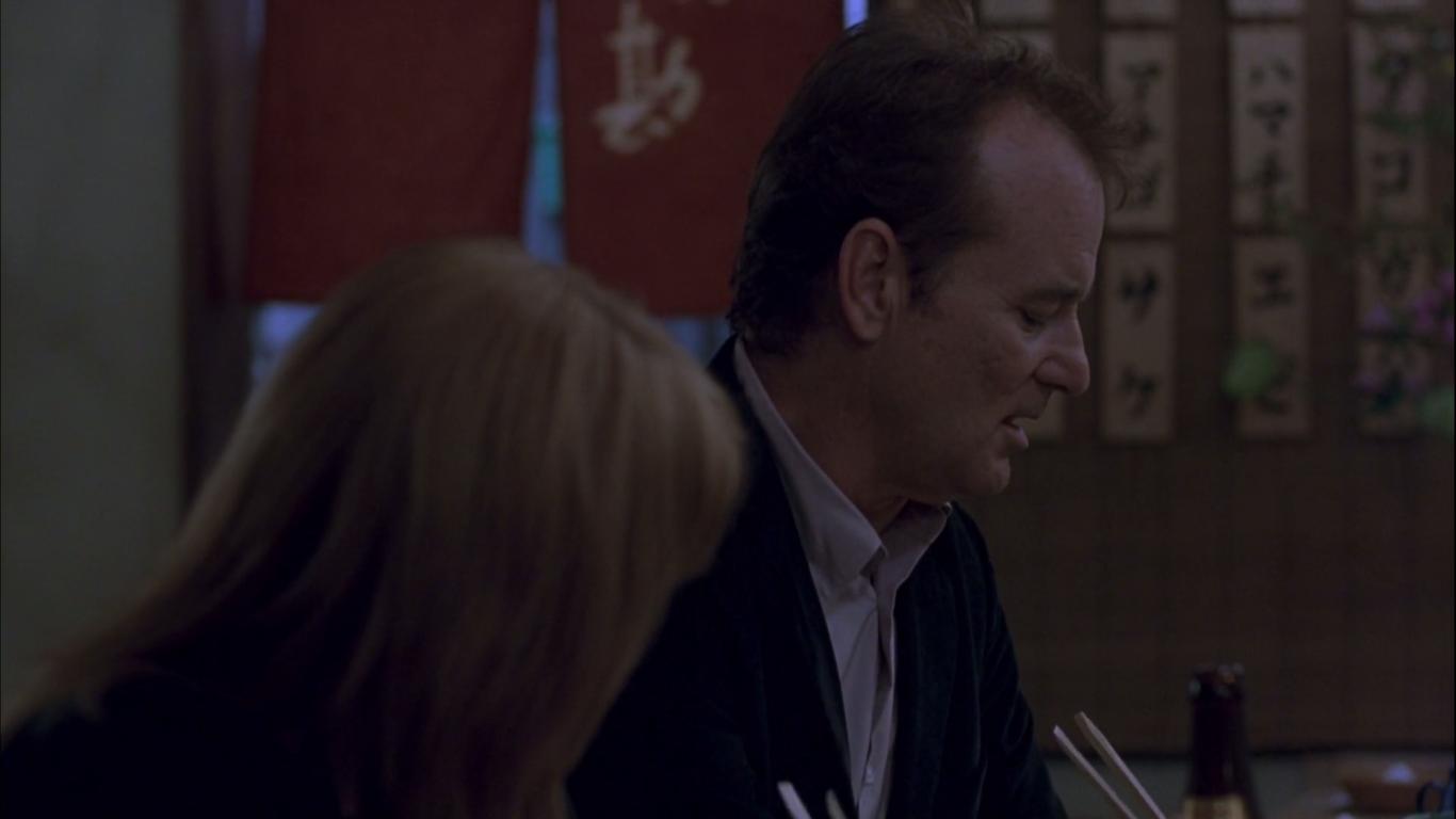 Bill Murray and Scarlett Johansson in Lost in Translation (2003)