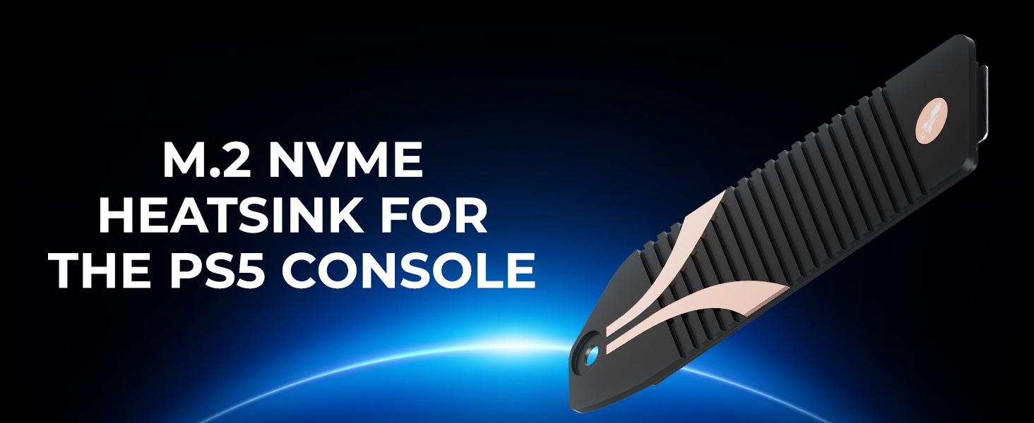 M.2 NVMe Heatsink for the PS5 Console