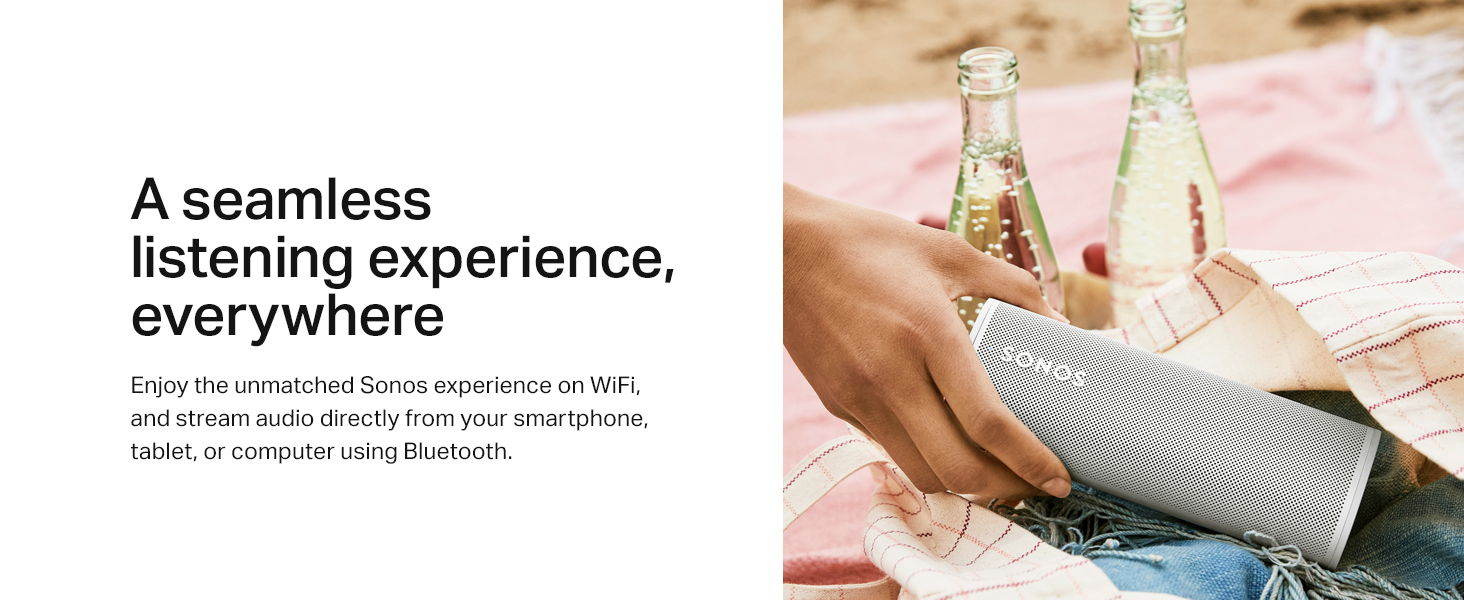 Sonos Roam seamless listening experience anywhere