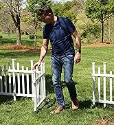 Zippity Outdoor Products ZP19028 Unassembled Madison Vinyl Gate Kit with Fence Wings (62in W x 30...