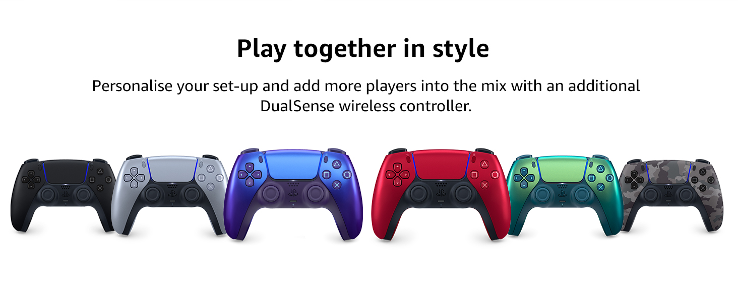 Play together in style, personalize your set up and add more players into the mix