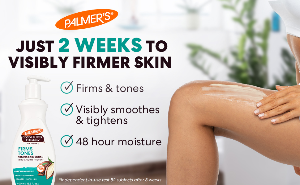 Palmer's Cocoa Butter Firming and Toning Body Lotion for loose and dry skin