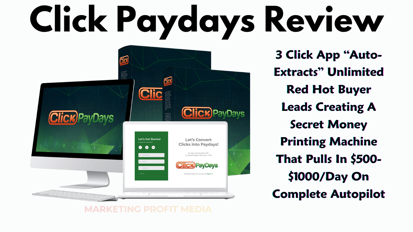 Click Paydays Review - Secret Money Printing Machine On Autopilot