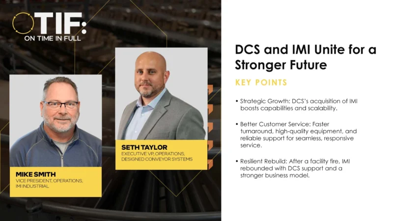 DCS and IMI Unite for a Stronger Future