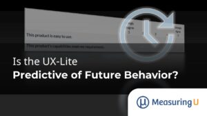 feature image with UX lite and time arrow