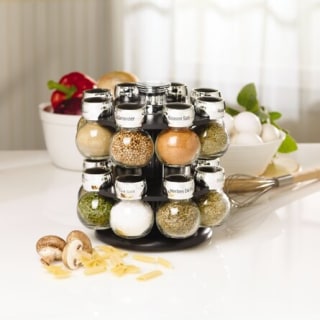 16-Jar Revolving Countertop Spice Rack