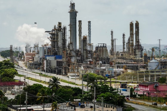 The Petroleos de Venezuela SA El Palito refinery in El Palito, Venezuela, on March 9, 2022.