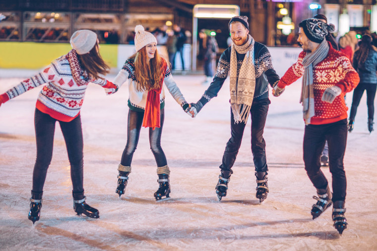 Ice skating