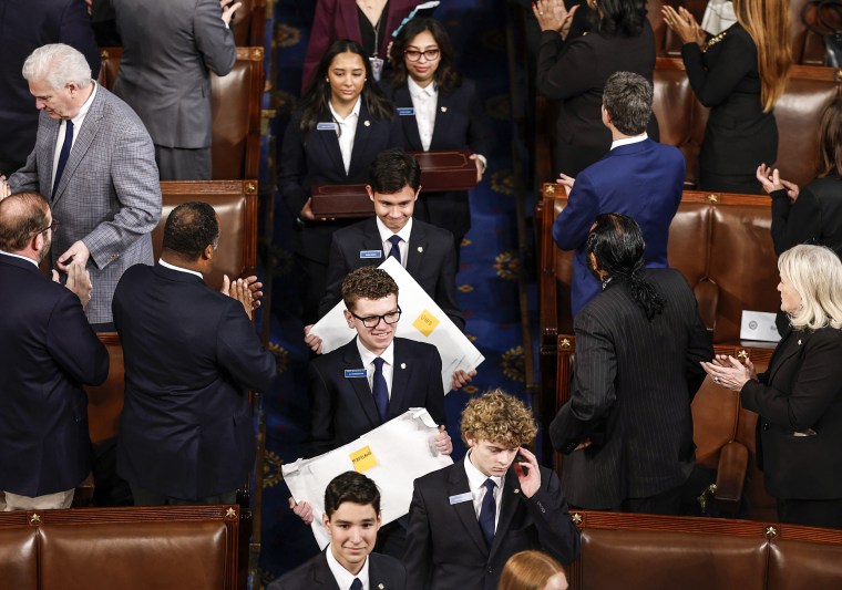 Image: Electoral Votes Counted On Capitol Hill To Certify Presidential Election