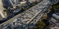 Traffic on Interstate 110 