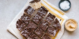 Peanut Butter Chocolate Rice Krispie Treats