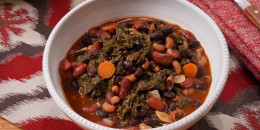 Sunny Anderson's Easy Bean and Kale Stew