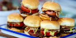 Jeff Mauro's BLT Sliders and Warm Bacon Potato Salad