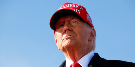 Republican presidential nominee, former U.S. President Donald Trump in Lititz, Penn. on Nov. 3, 2024.