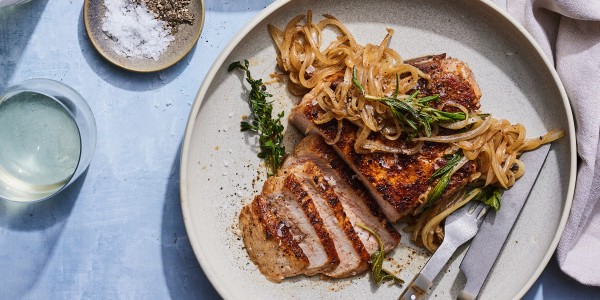 Butter-Basted Pork Chops 